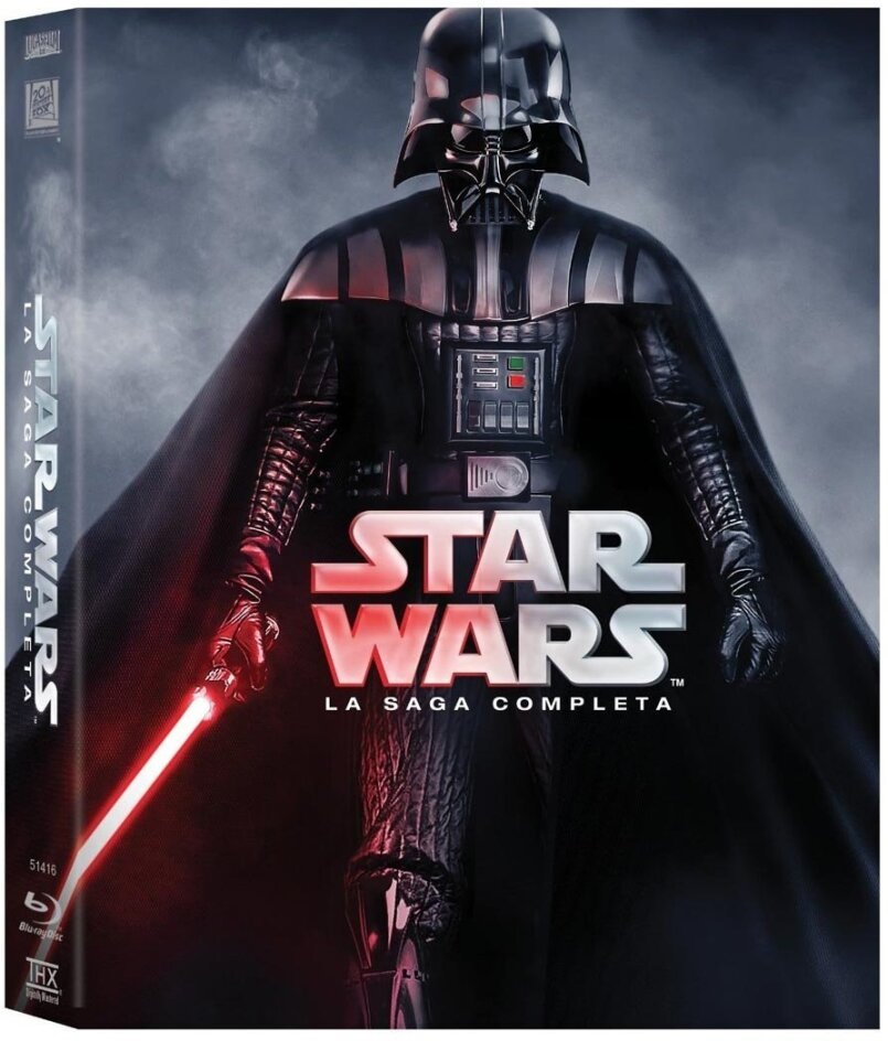 Star Wars - La Saga Completa - Episodi 1-6 9 Blu-ray