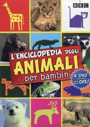 L'enciclopedia degli animali per bambini 4 DVD