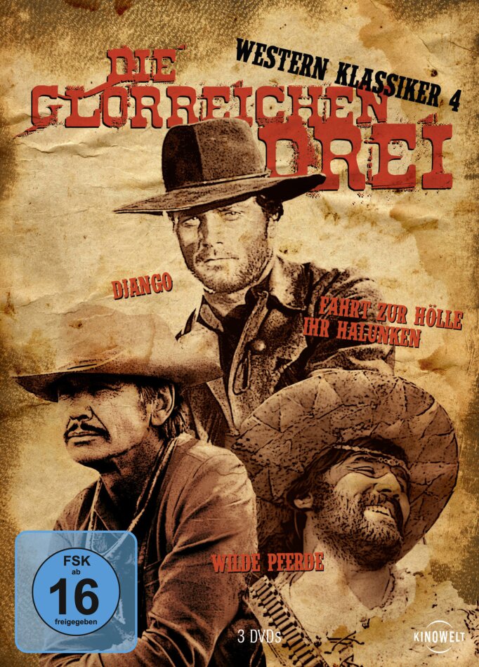 Die glorreichen Drei - Western Klassiker 4 3 DVD