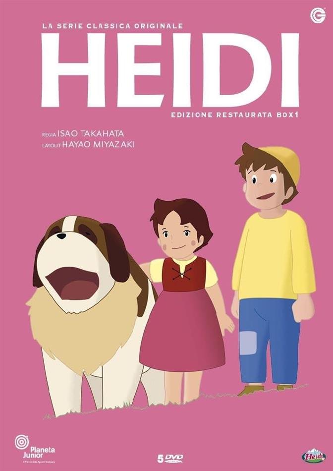 Heidi - Box 1 Riedizione, 5 DVD