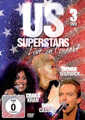 Khan Chaka, Warwick Dionne & Cassidy David - US Superstars - Live in Concert 3 DVDs