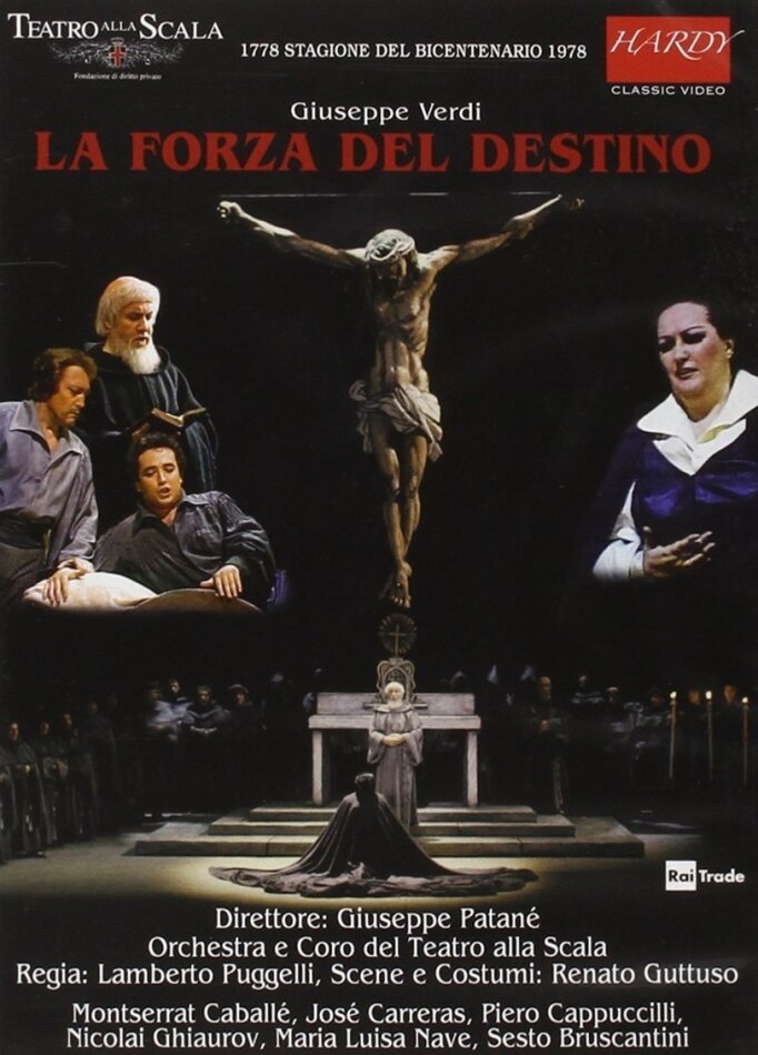Orchestra of the Teatro alla Scala, Giuseppe Patanè & Montserrat Caballé - Verdi - La forza del destino Hardy, 2 DVDs