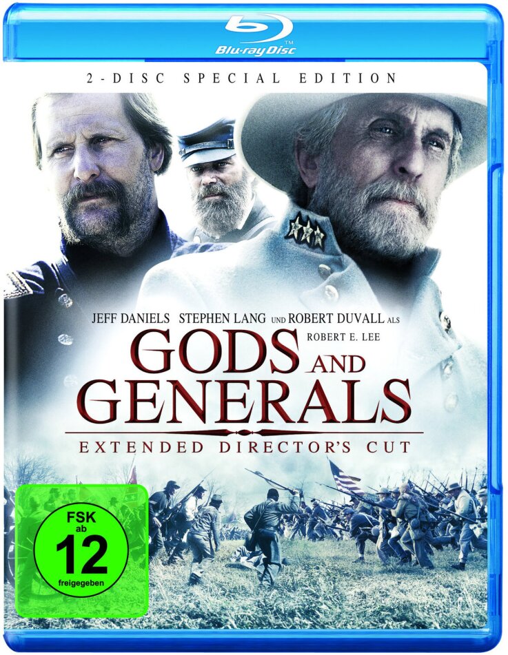 Gods and Generals (2003) Director's Cut, Extended Edition, 2 Blu-rays