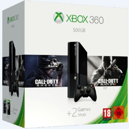 XBOX 360 Konsole 250 GB + Call of Duty Ghosts + Black Ops 2