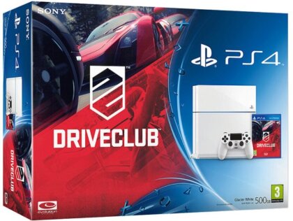 Sony PlayStation 4 Konsole 500 GB (White) inklusive DriveClub
