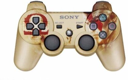 Sony Dualshock 3 Controller Gold God of War Ascension Design