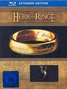 Der Herr der Ringe (Strictly Limited Edition mit Ring) - Trilogie (Extended Edition, 6 Blu-rays + 9 DVDs)