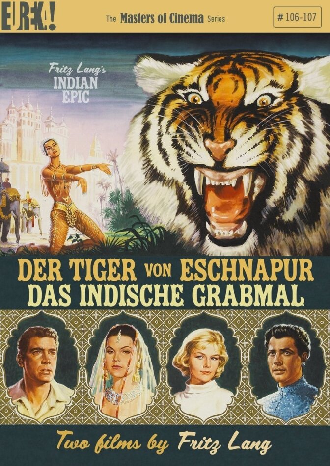 Der Tiger von Eschnapur / Das indische Grabmal (1959) Masters of Cinema, Eureka!, 2 DVDs