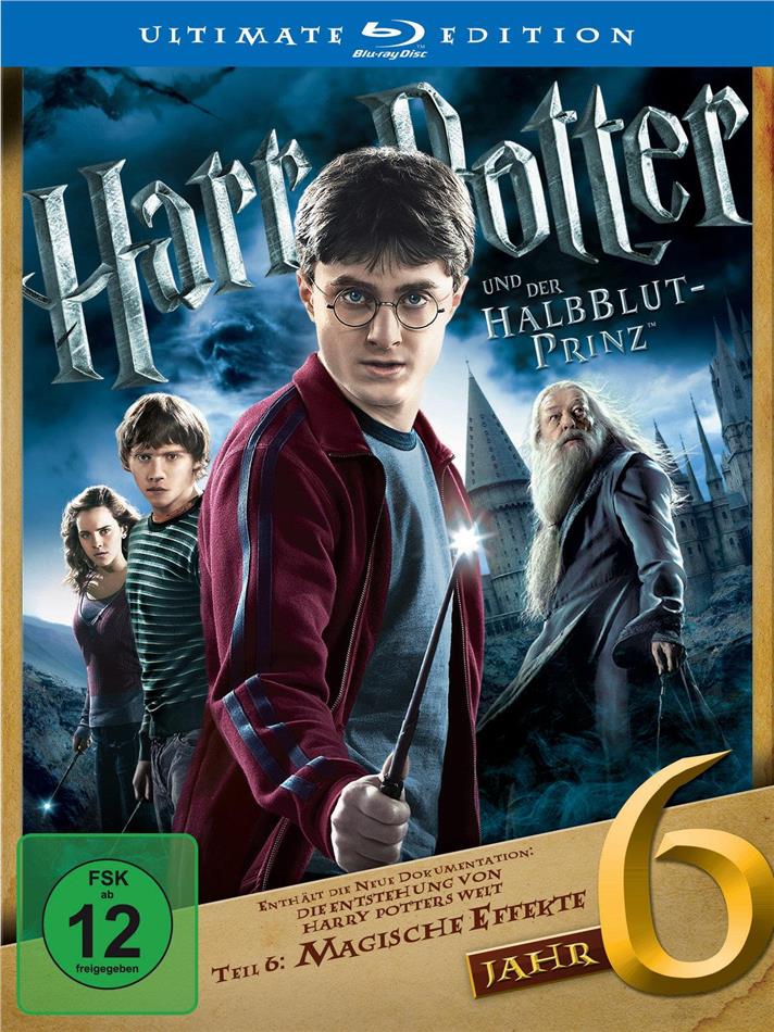 Harry Potter und der Halbblutprinz (2009) Ultimate Collector's Edition, 3 Blu-rays