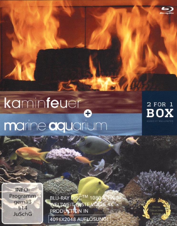 Kaminfeuer / Marine Aquarium 2 Blu-ray