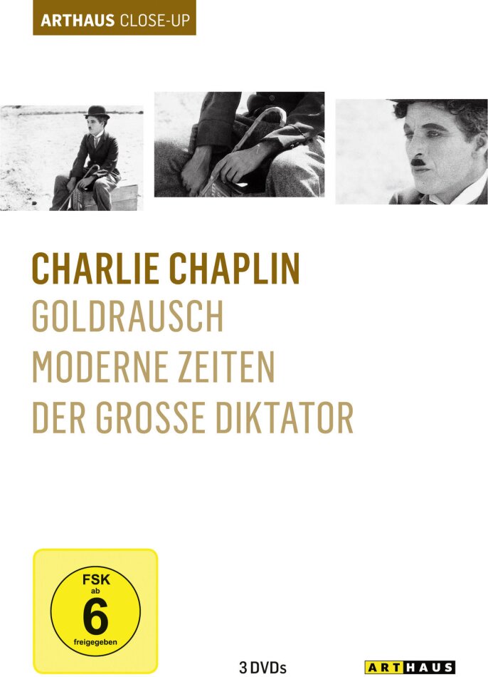 Charlie Chaplin Arthaus Close-Up, 3 DVDs