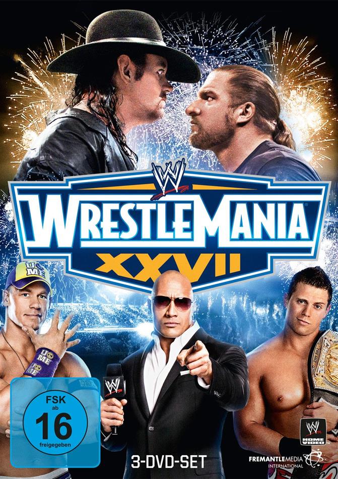 WWE: Wrestlemania 27 3 DVDs
