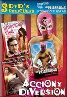 Accion y Diversion 3 DVDs