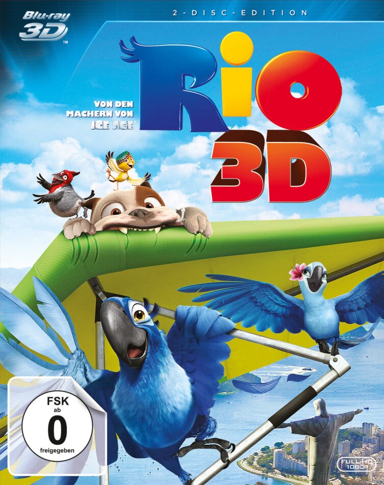 Rio (2011) Blu-ray 3D + Blu-ray
