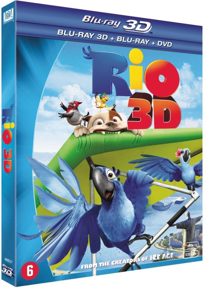 Rio (2011) Blu-ray 3D (+2D) + DVD