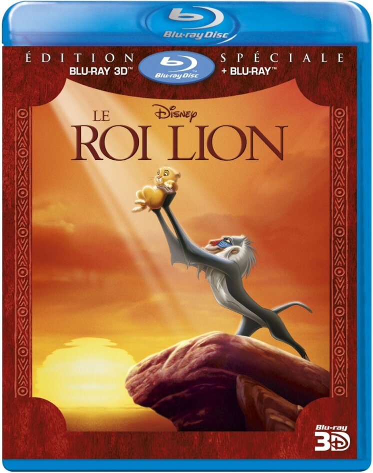 Le Roi Lion (1994) Edition Spéciale, Blu-ray 3D + Blu-ray