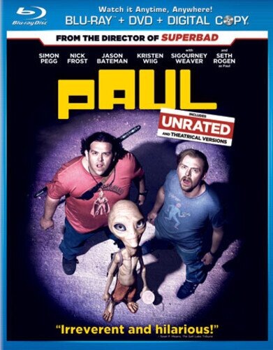 Paul (2010) Unrated, Blu-ray + DVD