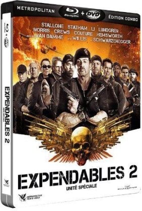 Expendables 2 - Unité spéciale (2012) (Steelbook, Blu-ray + DVD)