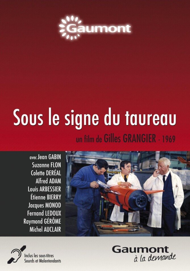 Sous le signe du taureau (1969) Collection Gaumont à la demande