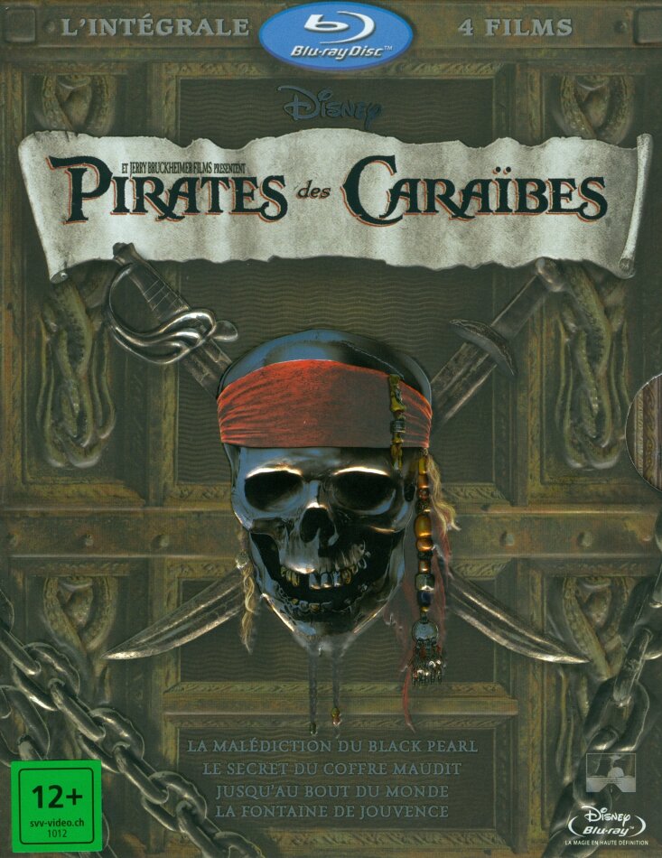 Pirates des Caraïbes - Box 1-4 5 Blu-ray