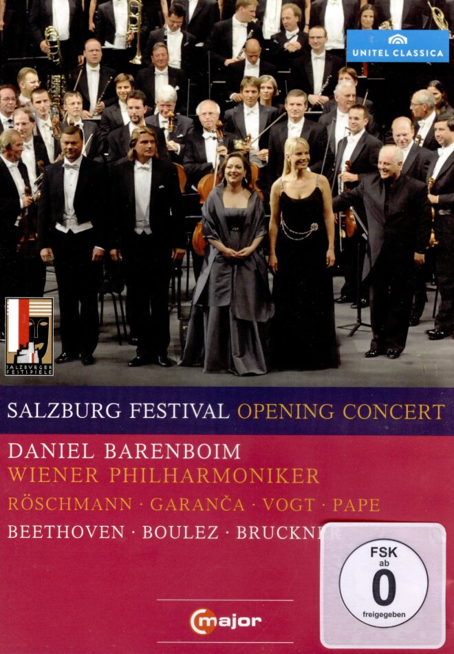 Wiener Philharmoniker, Daniel Barenboim & Dorothea Röschmann - Salzburg Festival Opening Concert 2010 C Major, Unitel Classica, Salzburger Festspiele