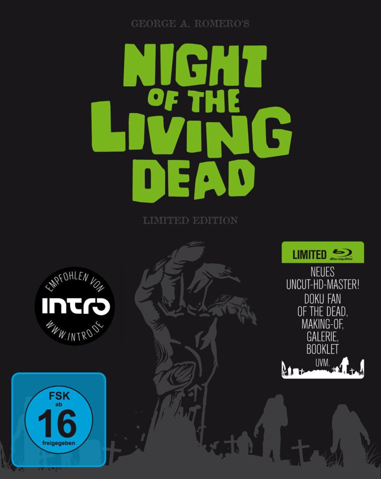 Night of the Living Dead (1968) Mediabook, Uncut