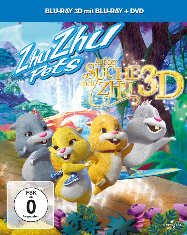 ZhuZhu Pets - Auf der Suche nach Zhu Blu-ray 3D (+2D) + DVD