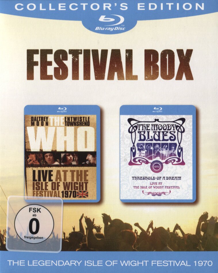 The Who & The Moody Blues - Festival Box Collector's Edition, 2 Blu-rays