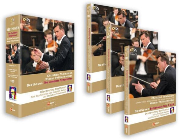 Wiener Philharmoniker & Christian Thielemann - Beethoven - Symphonies Nos. 1-9 C Major, Unitel Classica, Discovering Beethoven, 9 DVDs
