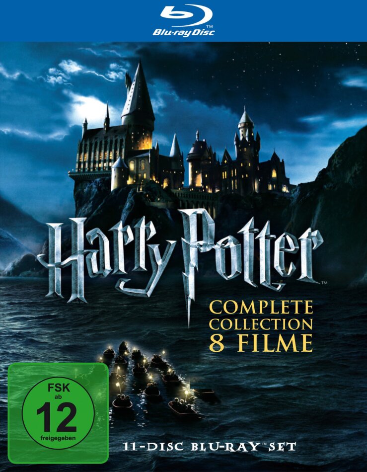 Harry Potter 1 - 7 - Complete Collection 11 Blu-rays