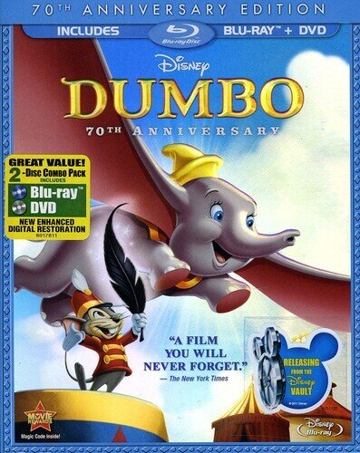 Dumbo (1941) Édition 70ème Anniversaire, Blu-ray + DVD