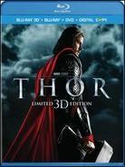 Thor (2011) Blu-ray 3D (+2D) + Blu-ray + DVD