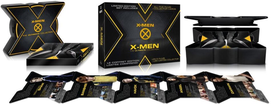 X-Men 1 - 5 - The Ultimate Collection Édition Limitée, 5 Blu-ray