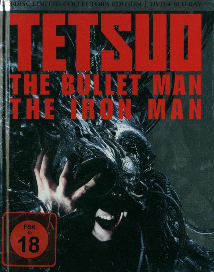 Tetsuo - The Bullet Man (2009) Limited Collector's Edition, Mediabook, Blu-ray + 2 DVDs