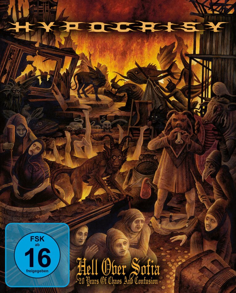 Hypocrisy - Hell over Sofia, 20 years of chaos (Limited Digibook DVD + 2 CDs)