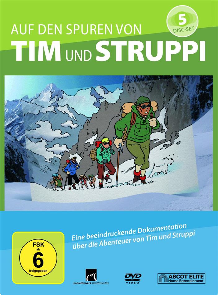 Auf den Spuren von Tim und Struppi 5 DVDs