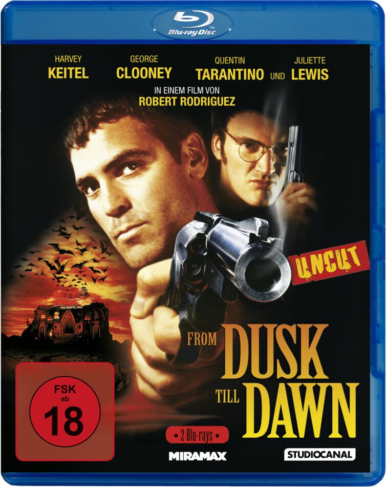 From dusk till dawn (1996) Special Edition, Uncut, 2 Blu-rays