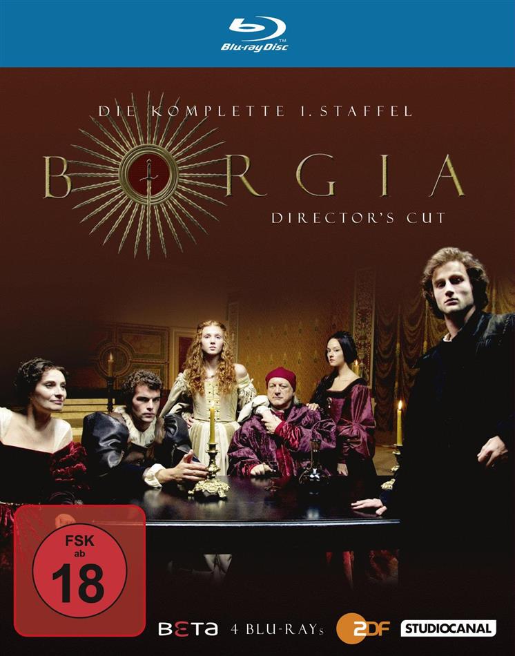 Borgia - Staffel 1 Director's Cut, 4 Blu-rays