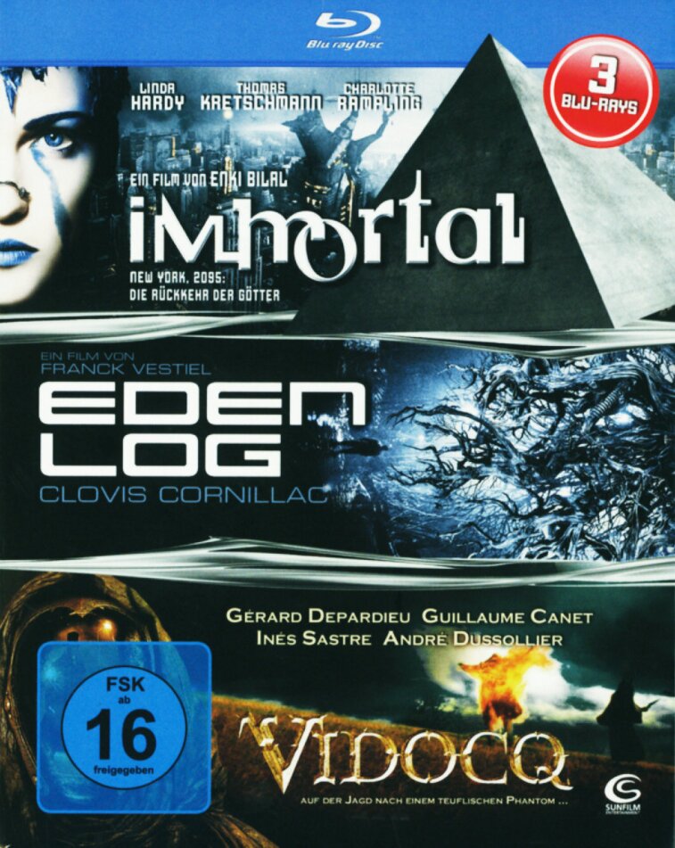 Sci-Fi Box - Immortal / Eden Log / Vidocq 3 Blu-rays