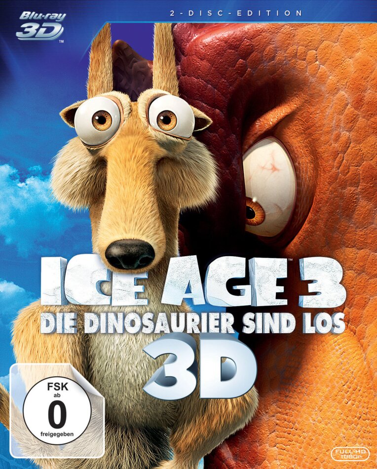 Ice Age 3 - Die Dinosaurier sind los (2009) Blu-ray 3D (+2D) + DVD