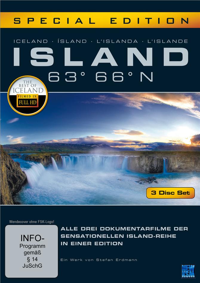 Island 63° 66° N Edizione Speciale, 3 DVD