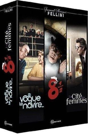 Et vogue le navire... / 8 1/2 / La cité des femmes - Fellini (1963) Collection Gaumont Classiques, 3 DVD