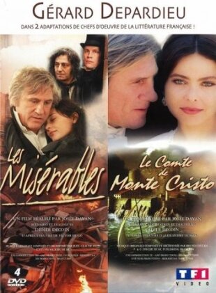 Gérard Depardieu - Les Misérables / Le Comte de Monte Cristo (1998) 4 DVD