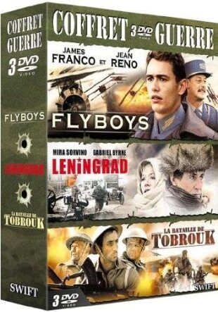 Coffret Guerre - Flyboys / Leningrad / La bataille de Tobrouk 3 DVD