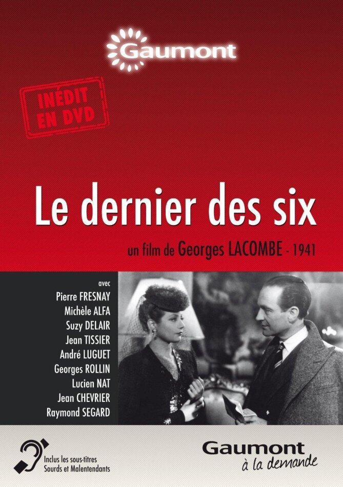 Le dernier des six (1941) Collection Gaumont à la demande, n/b