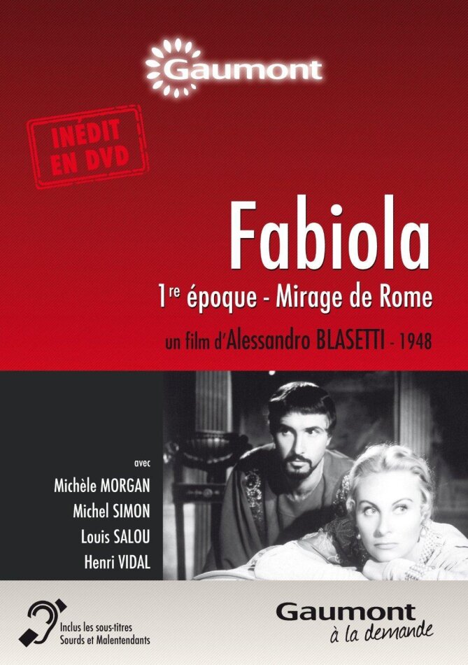 Fabiola - 1ère époque - Mirage de Rome (1949) Collection Gaumont à la demande, n/b
