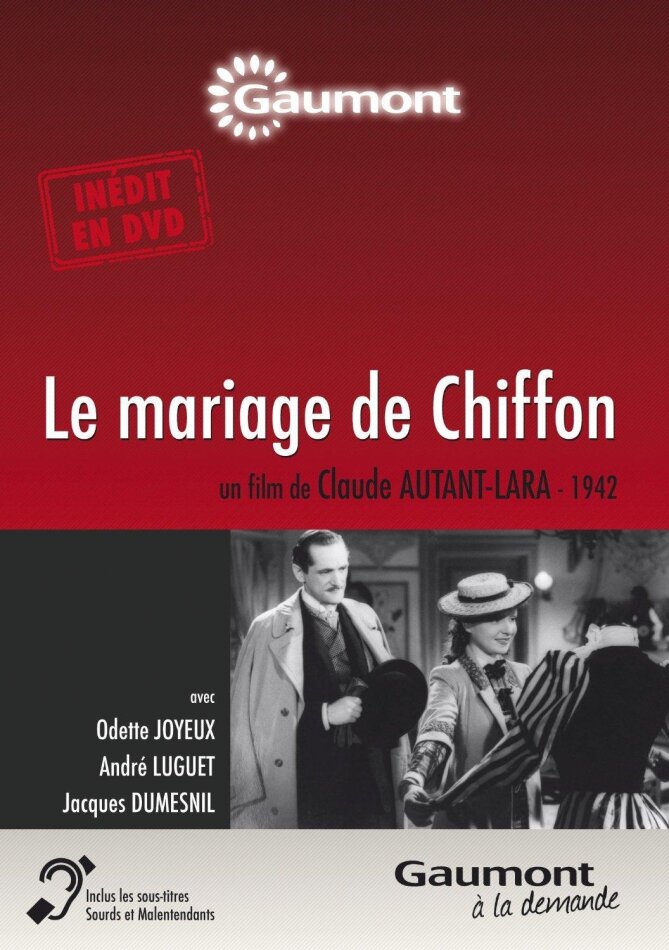 Le mariage de chiffon (1942) Collection Gaumont à la demande, s/w