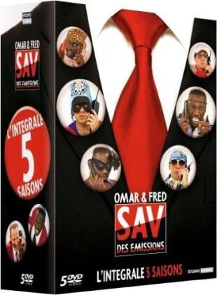 Omar & Fred - SAV des émissions - L'intégrale des 5 Saisons 5 DVD
