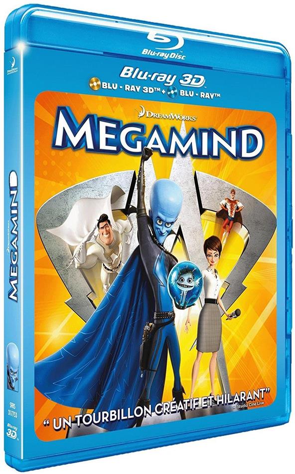 Megamind (2010) Blu-ray 3D + Blu-ray