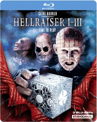 Hellraiser Trilogy (Steelbook, Uncut, 3 Blu-rays)
